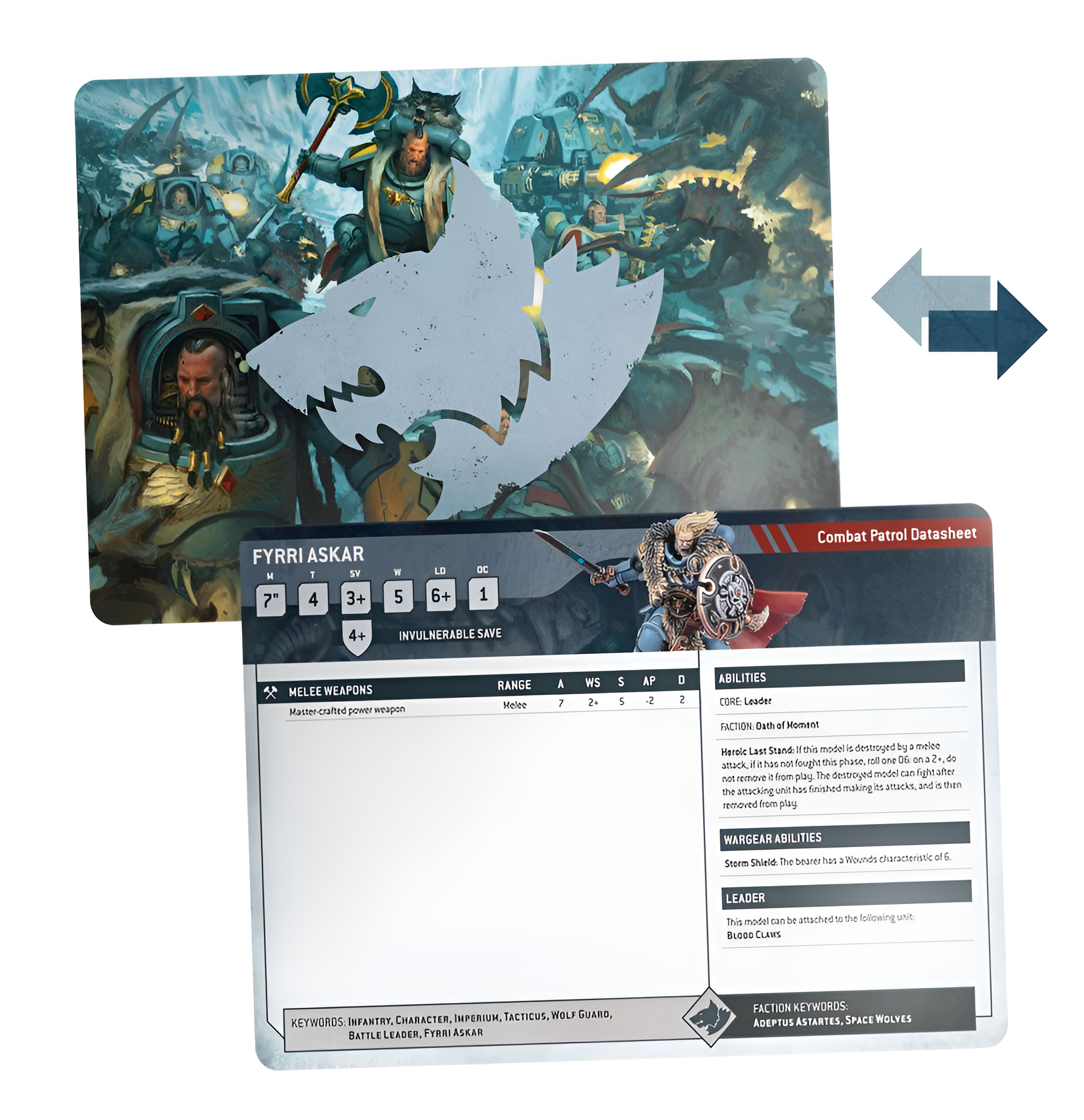 Warhammer 40K: Datasheet Cards - Space Wolves (PREORDER)