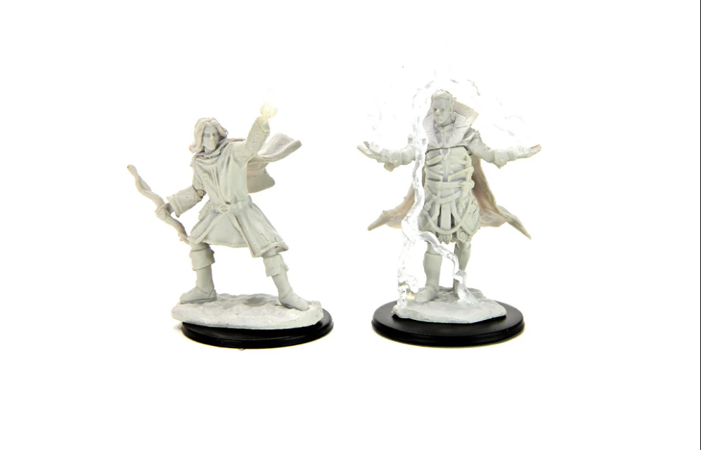 Pathfinder Deep Cuts Unpainted Miniatures: W01 Elf Male Sorcerer