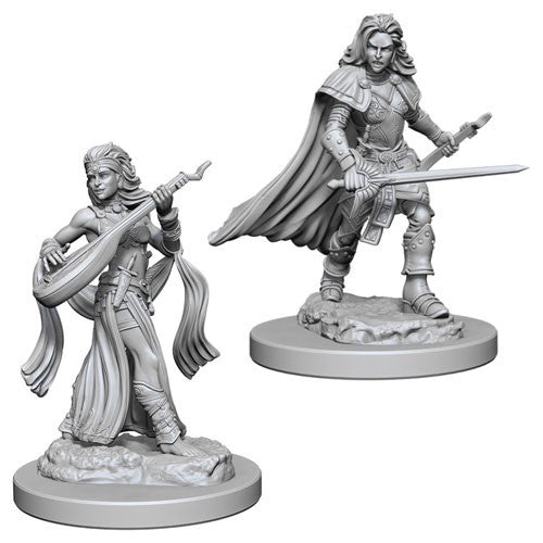 Pathfinder Deep Cuts Unpainted Miniatures: W04 Human Female Bard