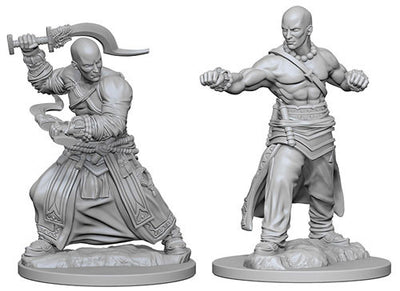 Pathfinder Deep Cuts Unpainted Miniatures: W01 Human Male Monk