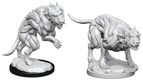 Pathfinder Deep Cuts Unpainted Miniatures: W01 Hell Hounds