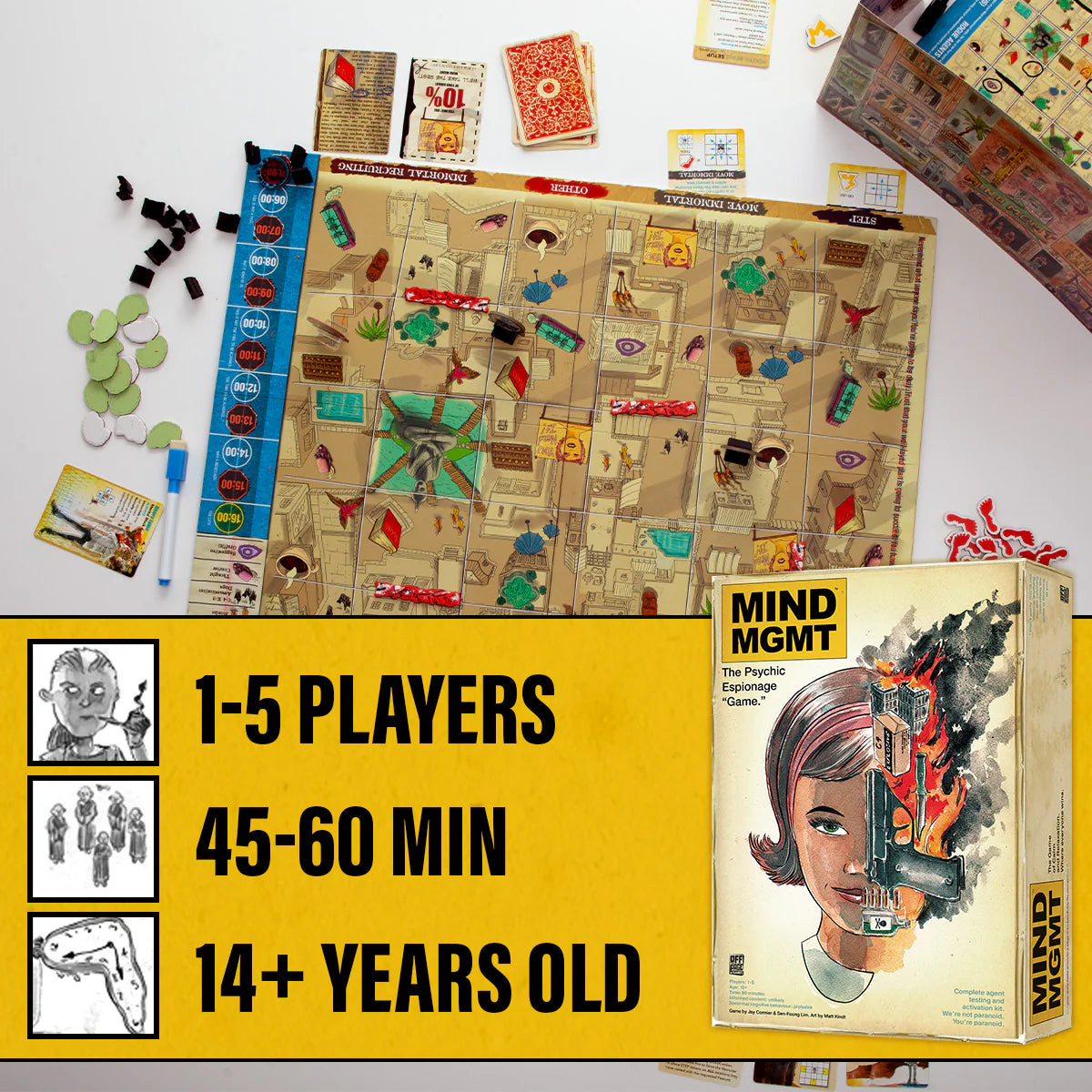 MIND MGMT: The Psychic Espionage Game
