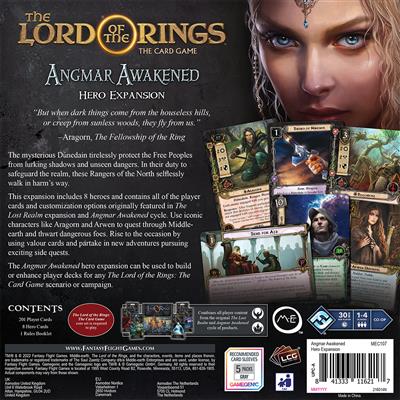 The Lord of the Rings LCG: Angmar Awakened Hero Expansion