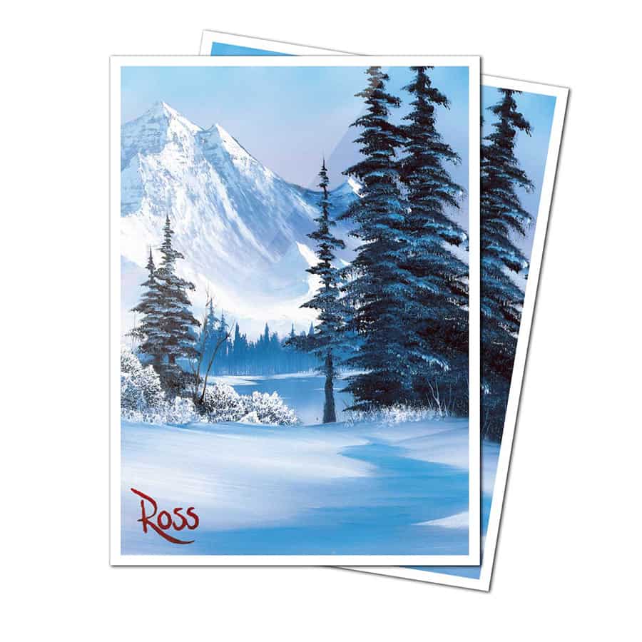 Ultra Pro Apex Card Sleeves: Bob Ross - Winter Paradise (105-pack)