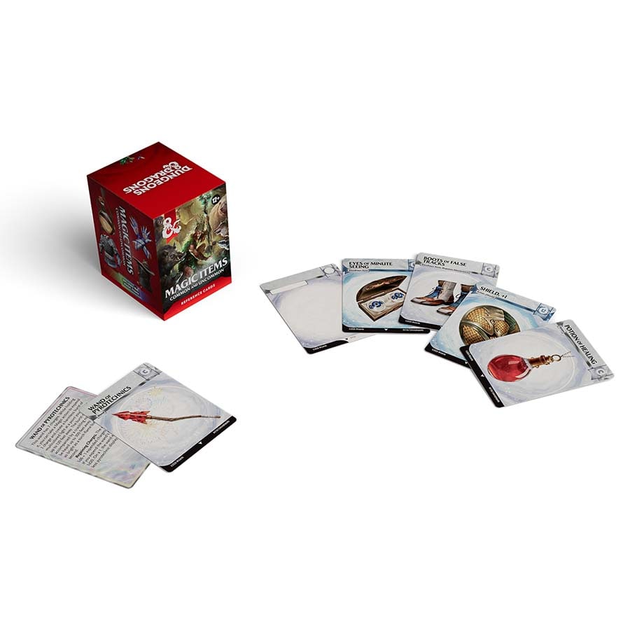 Dungeons & Dragons 5e: Reference Cards - Magic Items (Common and Uncommon)