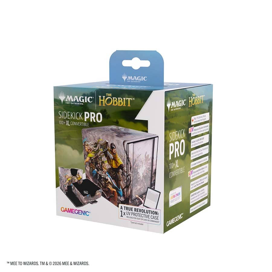 Magic: The Gathering | The Hobbit Sidekick PRO 100+ XL - Bard, King of Dale/Smaug, Wicked Worm