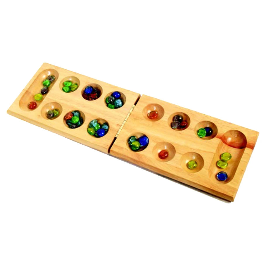 Mancala: Solid Wood (In Tin)