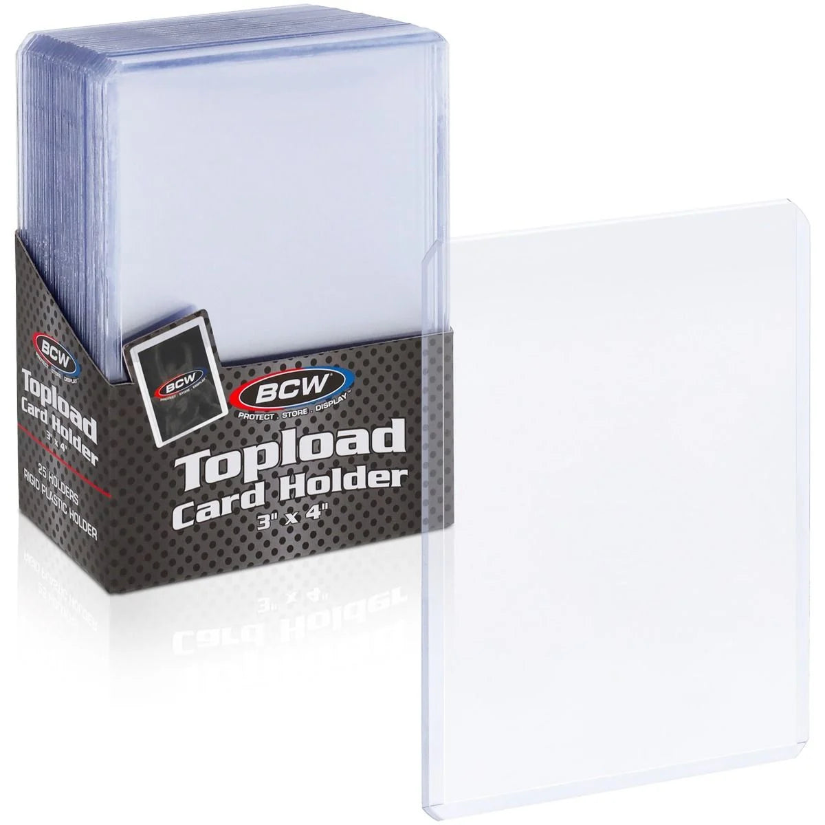 BCW: 3x4 Topload Card Holder - Standard (25ct)