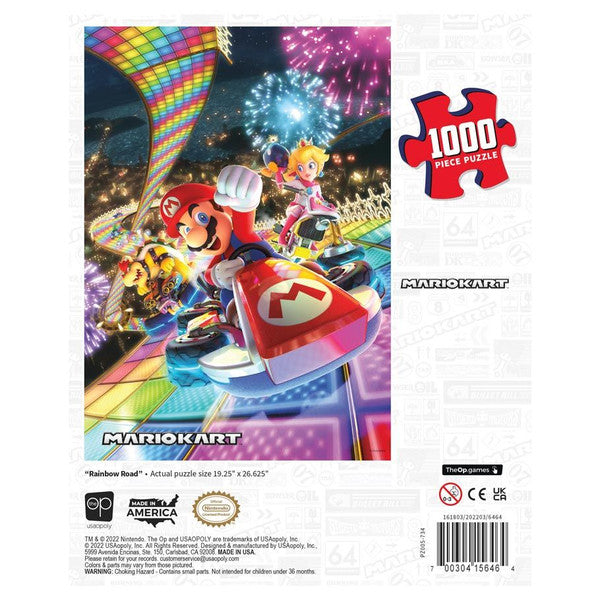 Mario Kart Rainbow Road 1000 Piece Puzzle