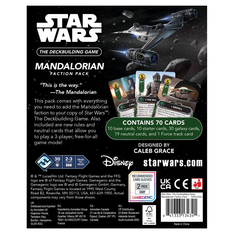 Star Wars: The Deckbuilding Game - Mandalorian Faction Pack Expansion