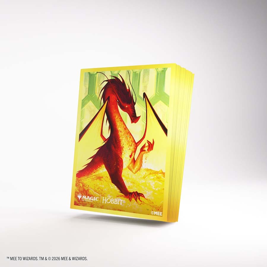 Magic: The Gathering | The Hobbit Premium Art Sleeves - Smaug the Golden