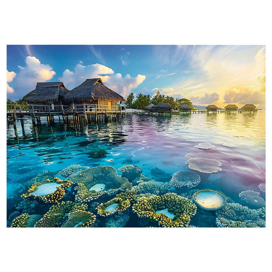 Puzzle: Tahiti Sunset 1000 Piece