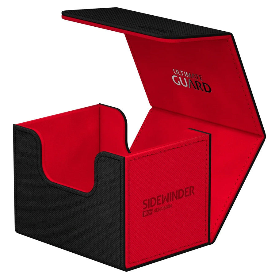 Ultimate Guard: Sidewinder 100+ Deck Box - Synergy Black/Red