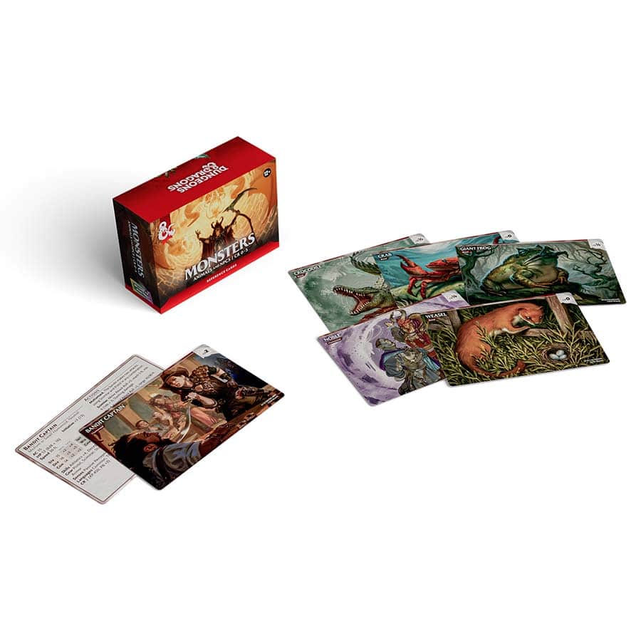 Dungeons & Dragons 5e: Reference Cards - Monsters - Animals and NPCs (CR 0-5)