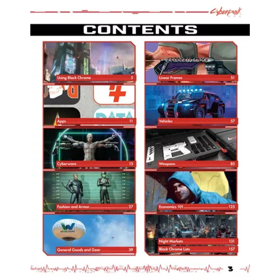 Cyberpunk RED RPG: Black Chrome