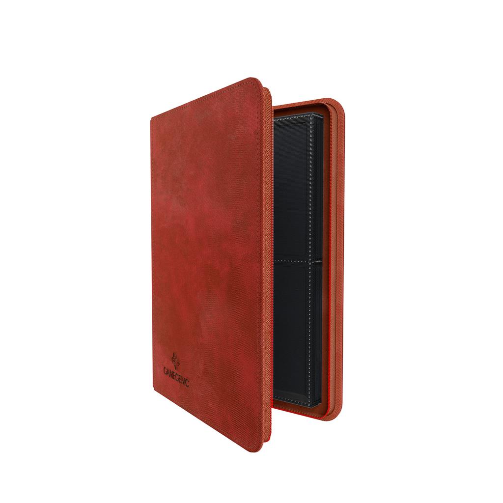 Gamegenic Binder: 8-Pocket Zip-Up Album - Red
