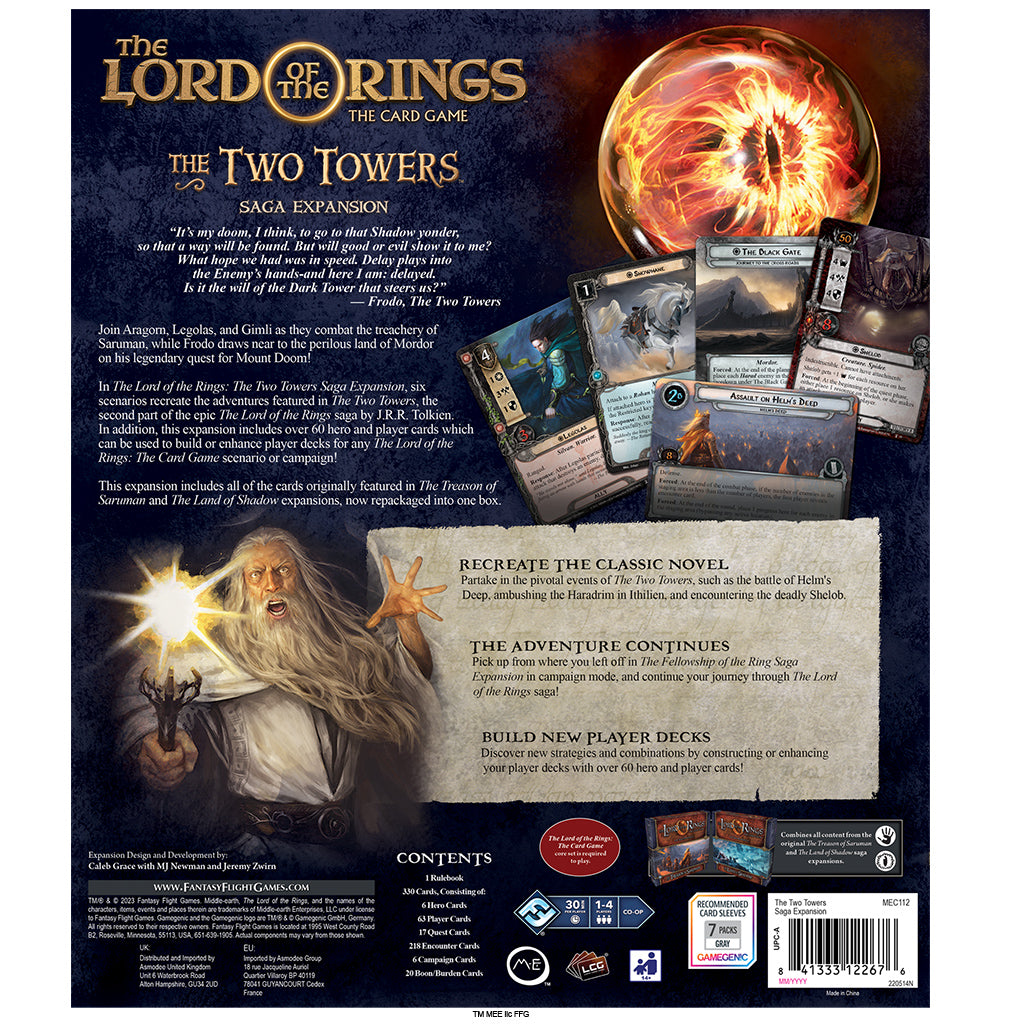 The Lord of the Rings LCG: The Two Towers - Saga Expansion