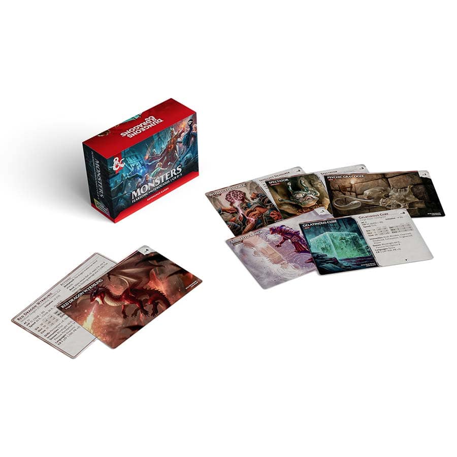 Dungeons & Dragons 5e: Reference Cards - Monsters - Fearsome and Ferocious (CR 0-5)