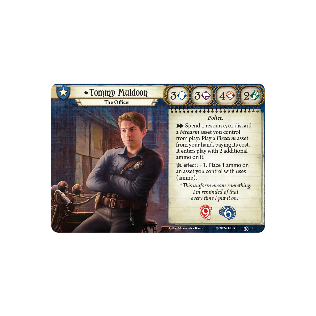 Arkham Horror LCG: Tommy Muldoon Investigator Deck