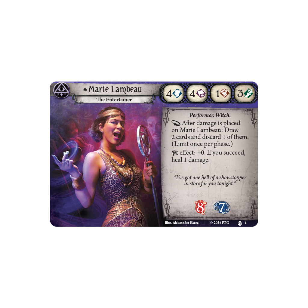 Arkham Horror LCG: Marie Lambeau Investigator Deck