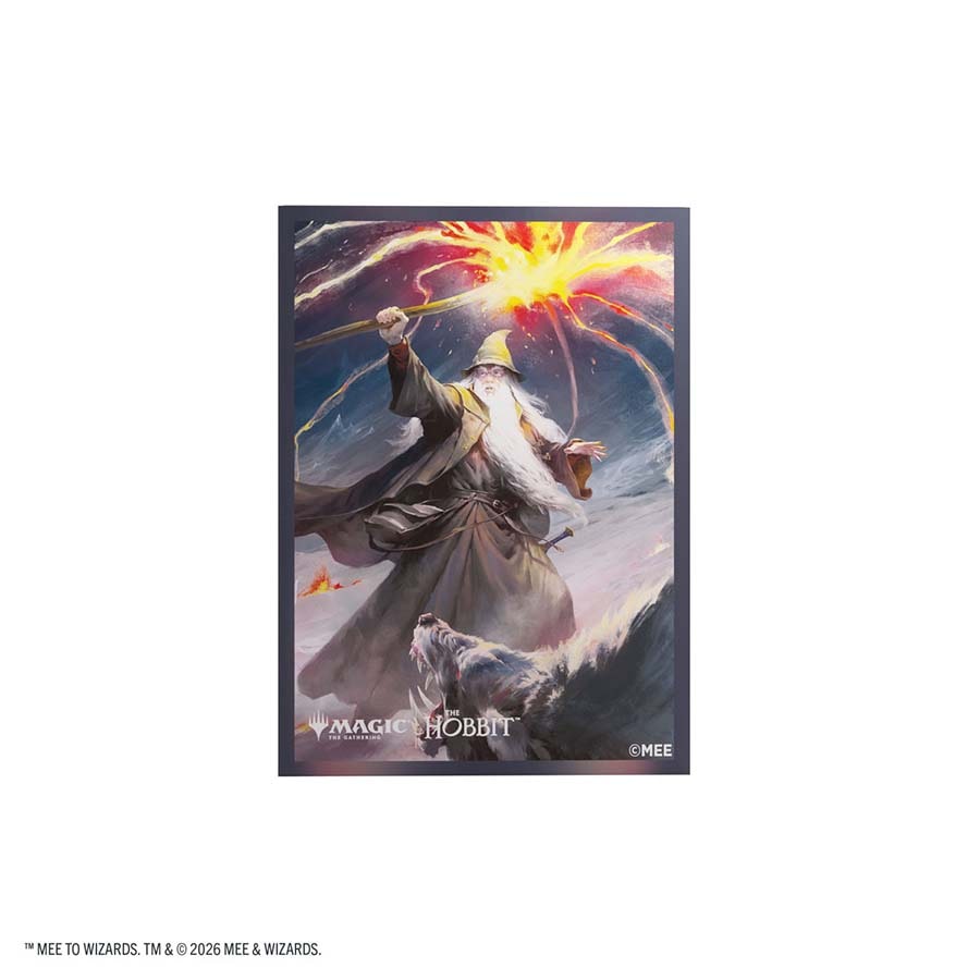 Magic: The Gathering | The Hobbit Premium Art Sleeves - Gandalf, Shadow's Foe