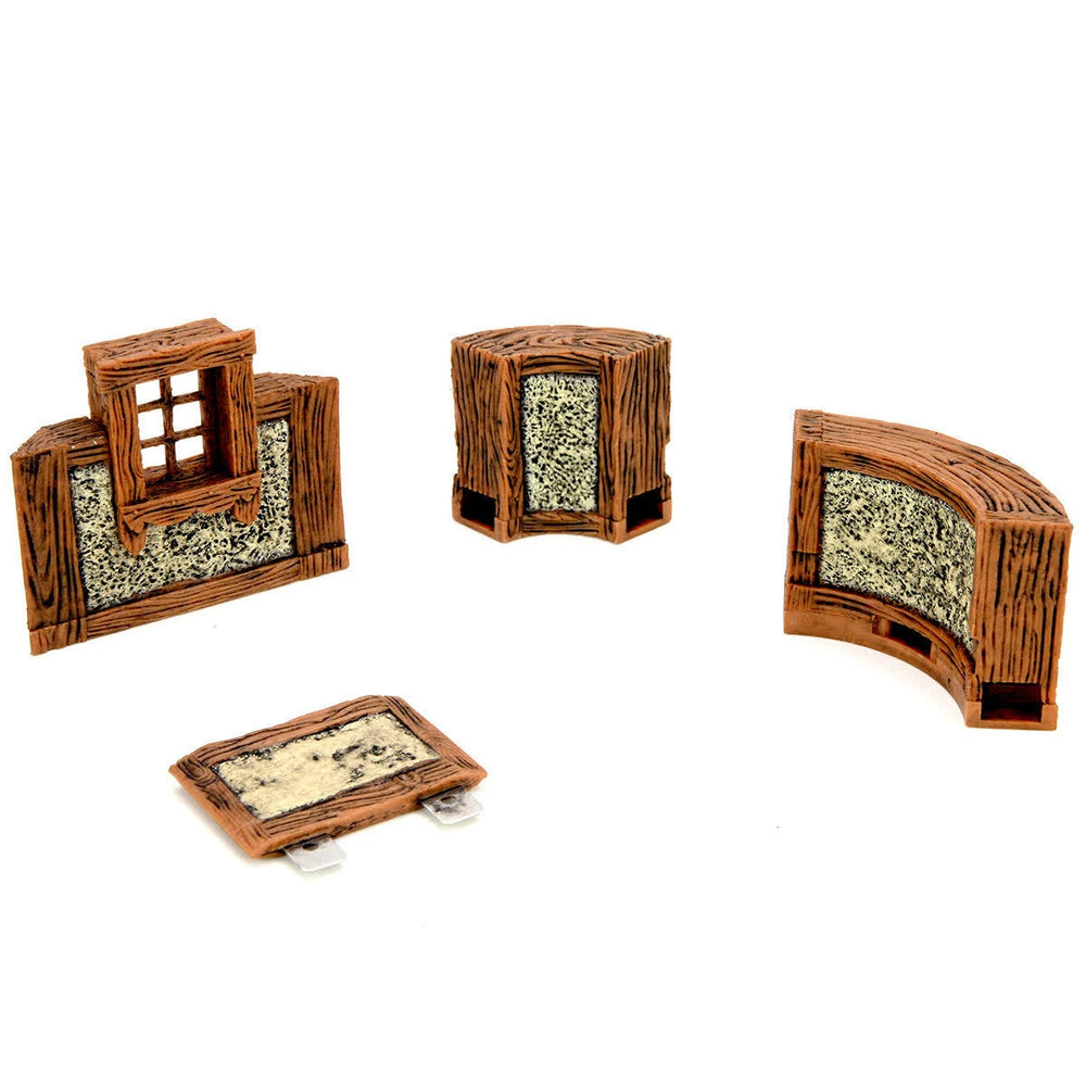 WarLock Tiles: Town & Village - 1" Angles & Curves Expansion