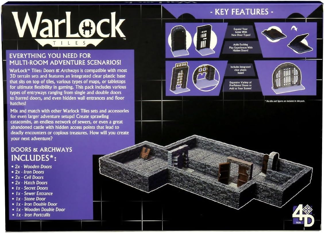 WarLock Tiles: Doors & Archways