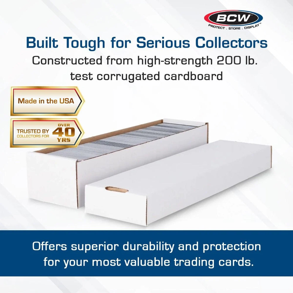 BCW: Single Row Cardboard Storage Box (2 Piece) - 800ct