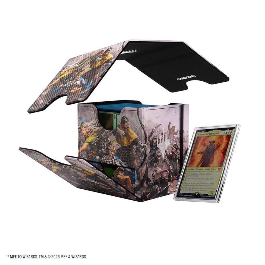 Magic: The Gathering | The Hobbit Sidekick PRO 100+ XL - Bard, King of Dale/Smaug, Wicked Worm