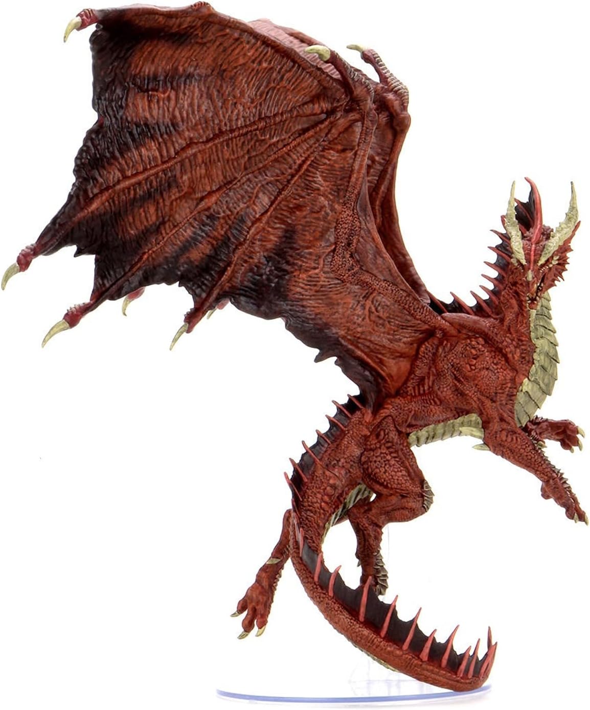 Premium Adult Red Dragon figure from Dungeons & Dragons: Icons of the Realms, featuring detailed scales and dynamic pose.