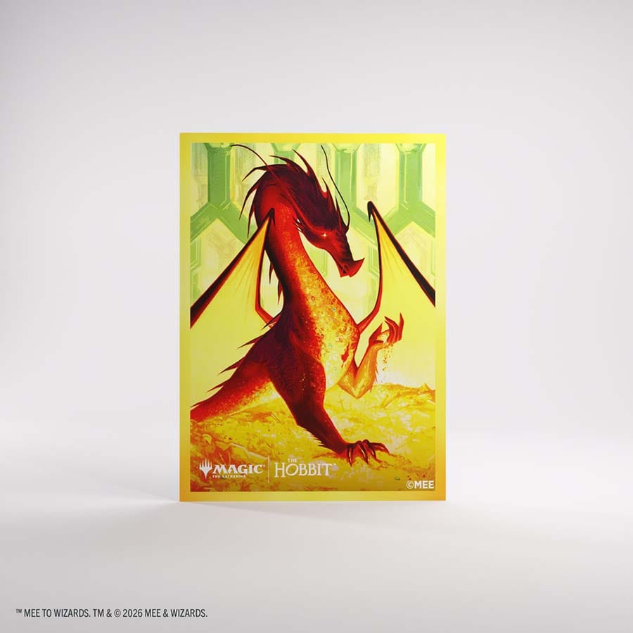 Magic: The Gathering | The Hobbit Premium Art Sleeves - Smaug the Golden