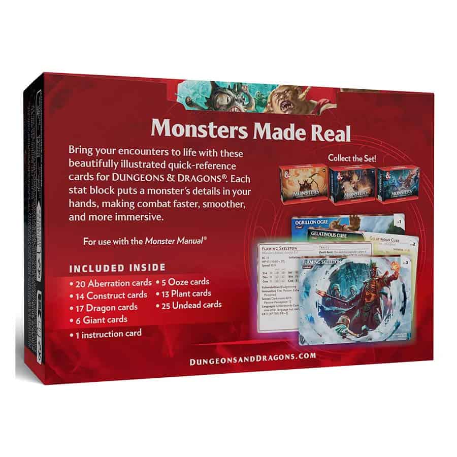 Dungeons & Dragons 5e: Reference Cards - Monsters - Fearsome and Ferocious (CR 0-5)