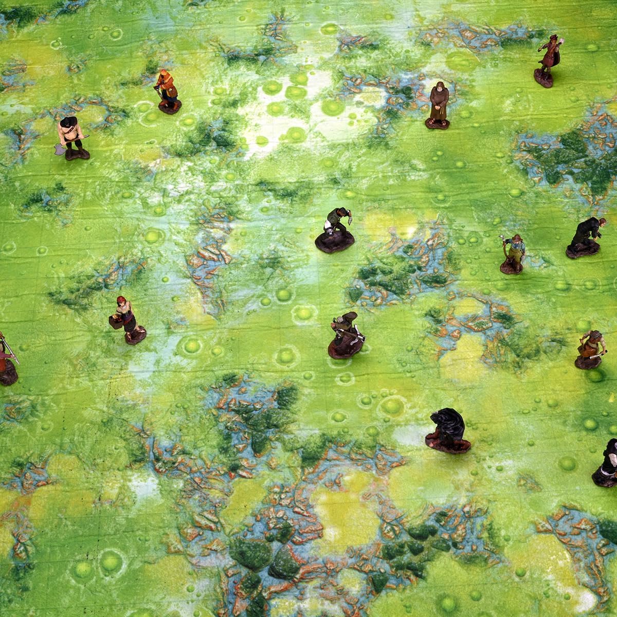 WarLock Tiles: Game Mat - Acid Lagoon