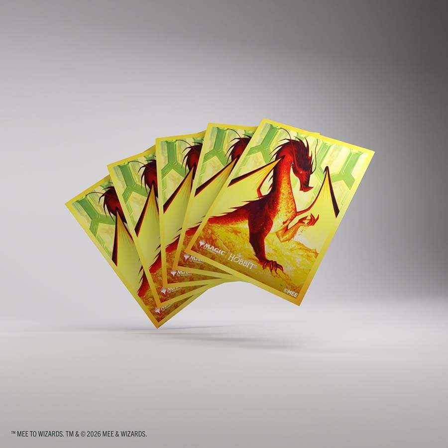 Magic: The Gathering | The Hobbit Premium Art Sleeves - Smaug the Golden