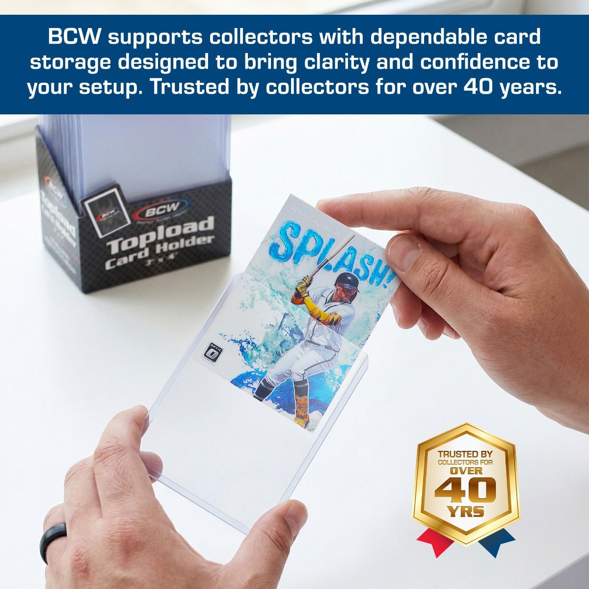 BCW: 3x4 Topload Card Holder - Standard (25ct)
