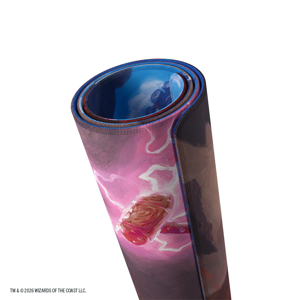 Magic: The Gathering | Reality Fracture Double-sided Playmat - Kiora of Salt Sand Kiora of Fire