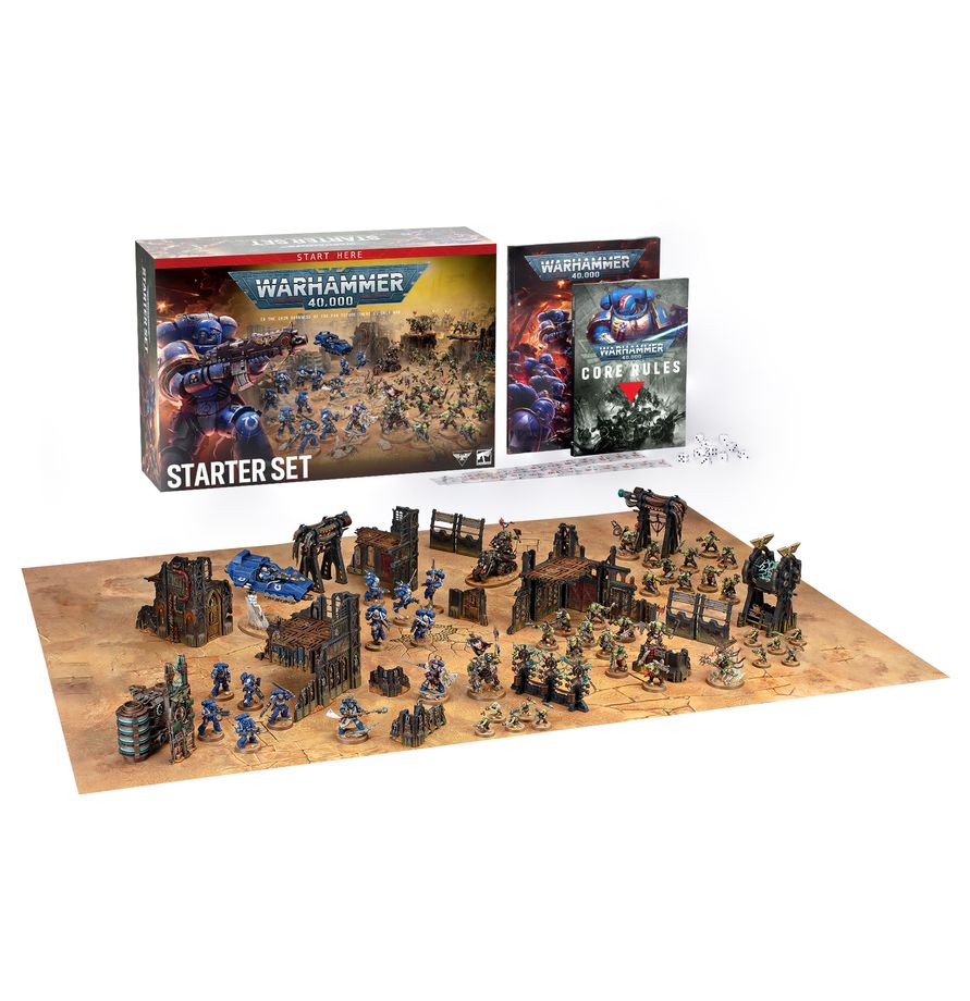 Warhammer 40K: Ultimate Starter Set | 44x Miniatures, 9x Terrain