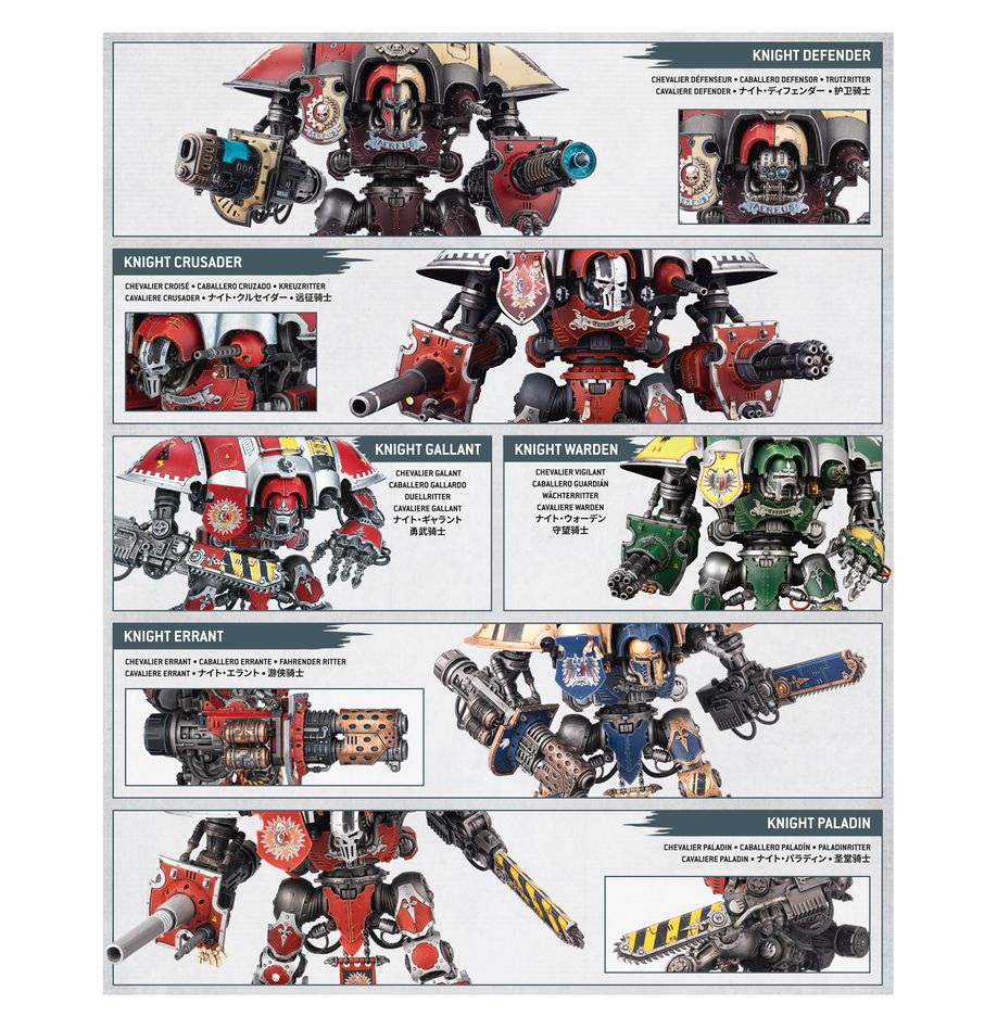 Warhammer 40K: Imperial Knights - Knight Questoris (54-22)