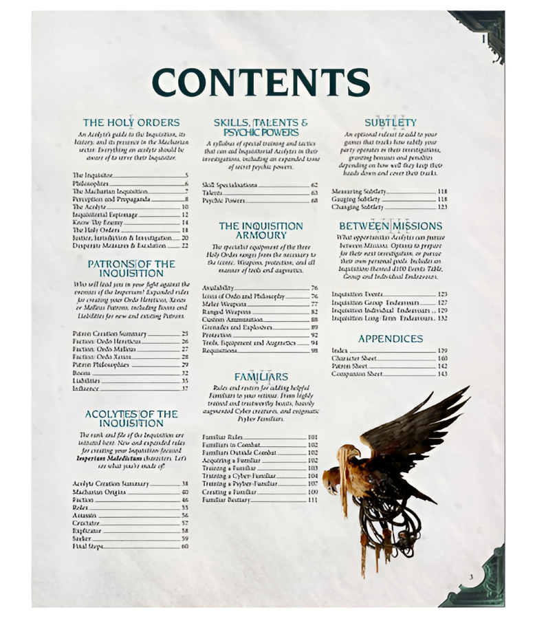 Warhammer 40K Roleplay: Imperium Maledictum: Inquisition Player's Guide (PREORDER)