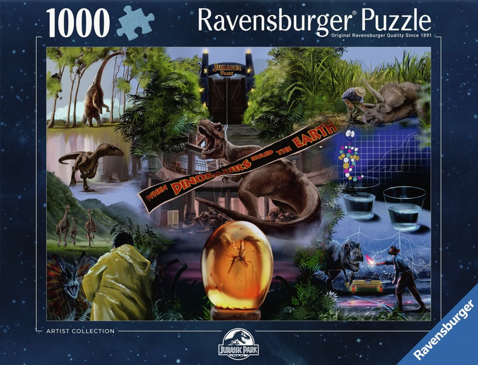The Universal Vault: Jurassic Park 1000 Piece Puzzle
