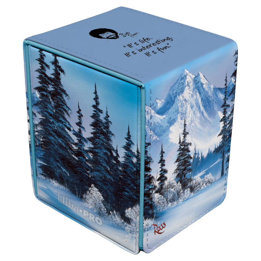 Ultra Pro Alcove Flip Deck Box: Bob Ross - Winter Paradise