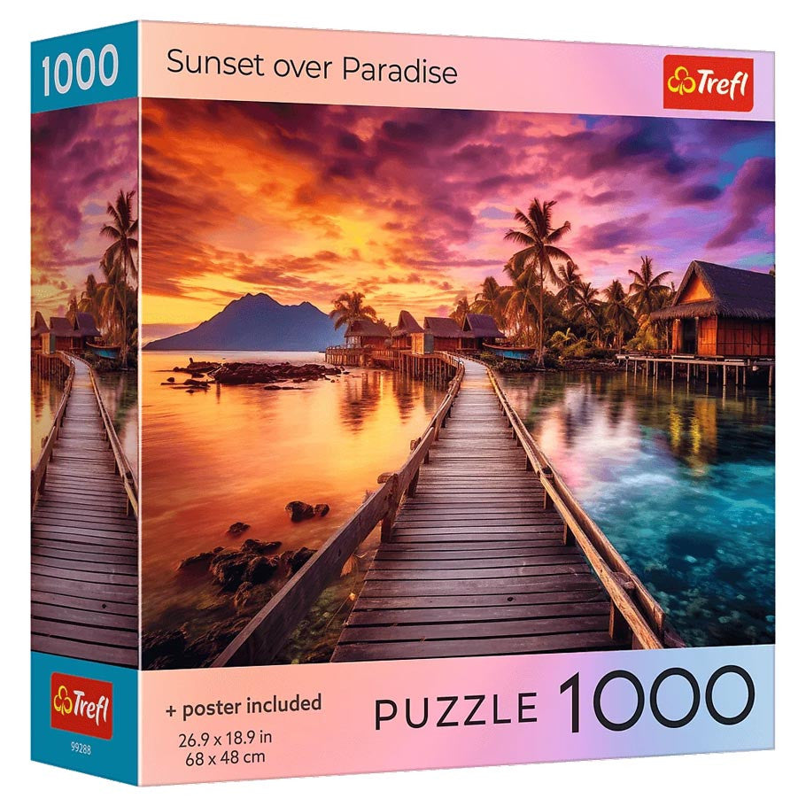 Puzzle: Sunset Over Paradise 1000 Piece