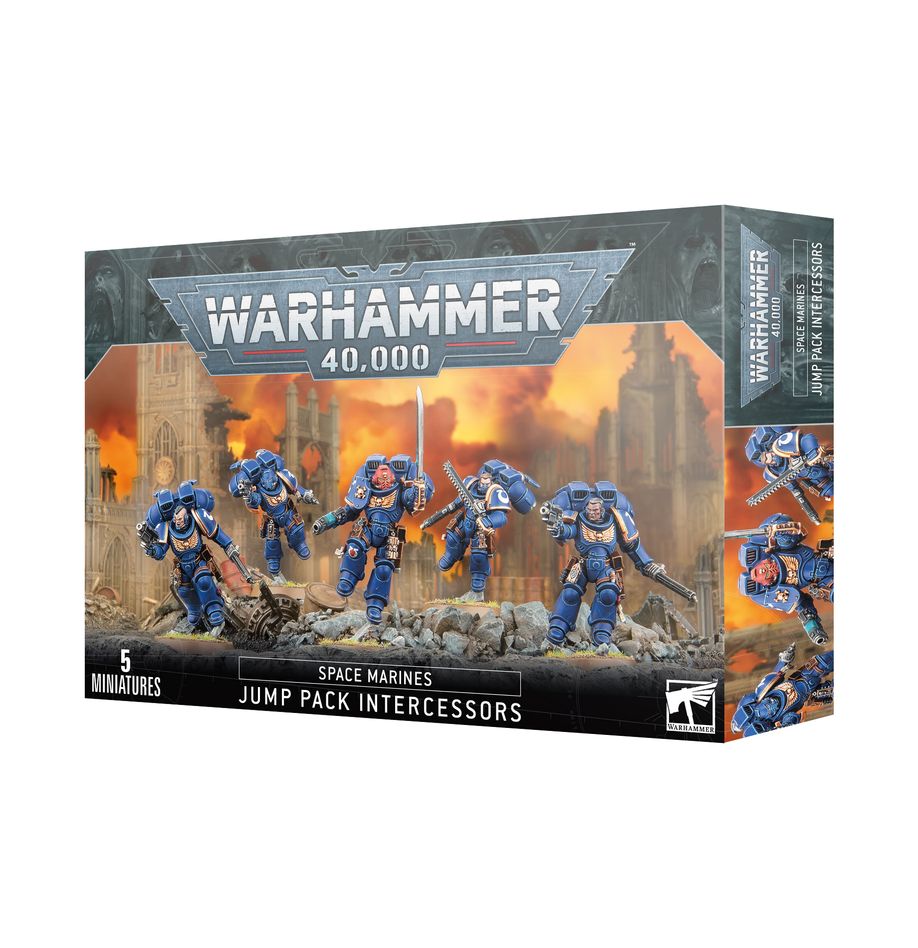 Warhammer 40K: Space Marines - Jump Pack Intercessors Squad