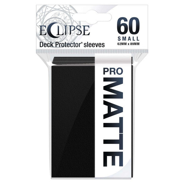 Ultra Pro Sleeves: Deck Protector - Eclipse Matte Jet Black Small (60ct)