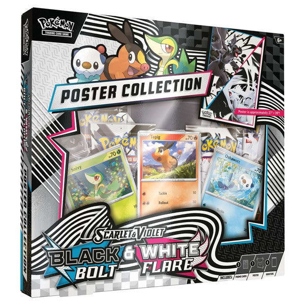 Pokemon TCG: Black Bolt & White Flare - Unova Poster Collection