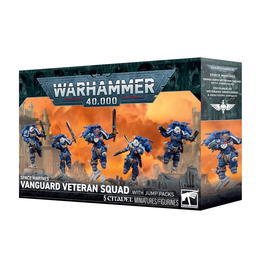 Warhammer 40K: Space Marines - Vanguard Veteran Squad with Jump Packs
