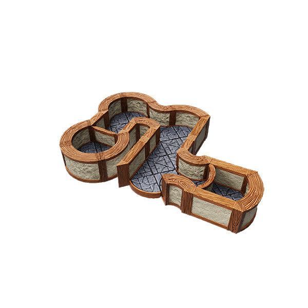 WarLock Tiles: Town & Village - 1" Angles & Curves Expansion