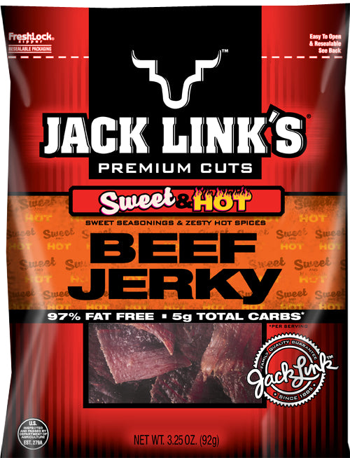 Jack Links: Sweet & Hot Jerky (3.25 oz)