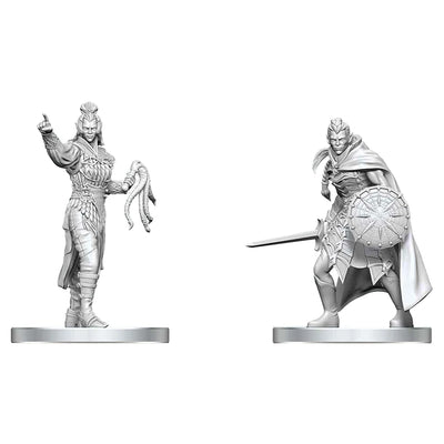 Dungeons & Dragons: Nolzur's Marvelous Miniatures - Drow Elite Warrior & Drow Priestess of Lolth