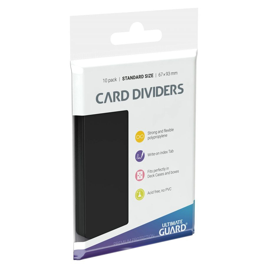 Card Dividers: Black (Standard Size)